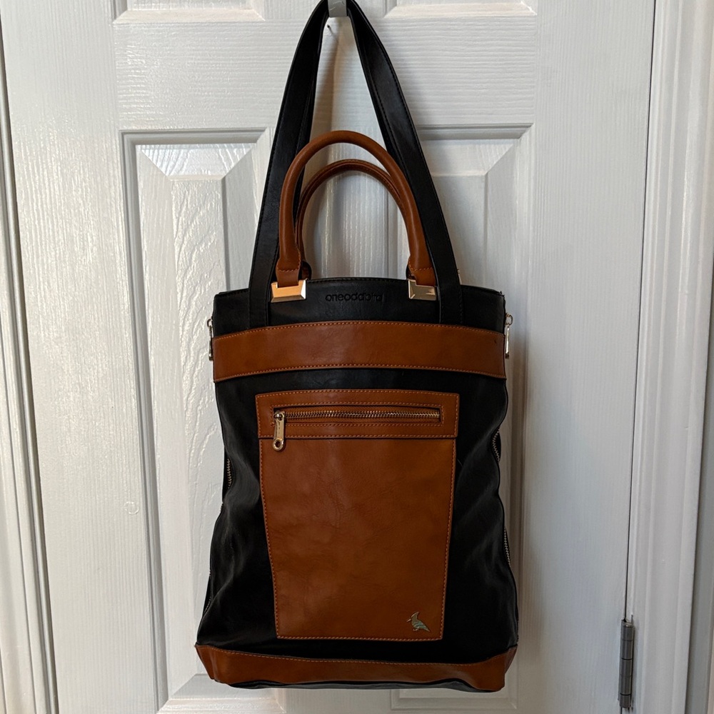 One OddBird The Raven 3 in 1  from Davis & Towne Norwalk CT vintage leather bag